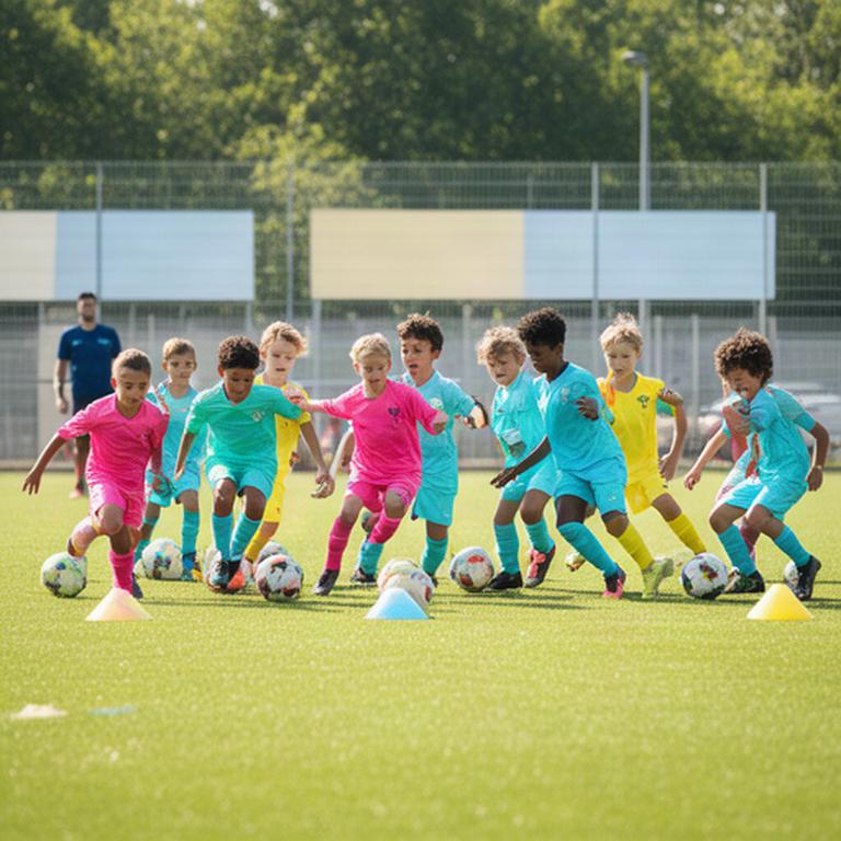 Equipo juvenil calentando antes de un encuentro de la Copa Primavera en una instalación deportiva